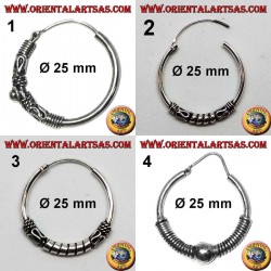 Orecchino in argento 925‰,...