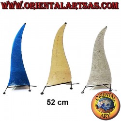 Ethnic table lamp, "sinuous...