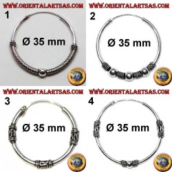 Orecchino in argento 925‰,...