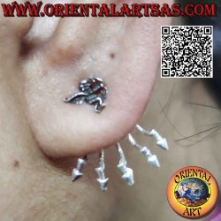 Fächerförmiger kletternder...