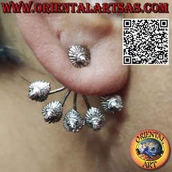 Silberner fächerförmiger...