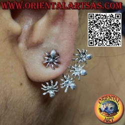 Silberner fächerförmiger...