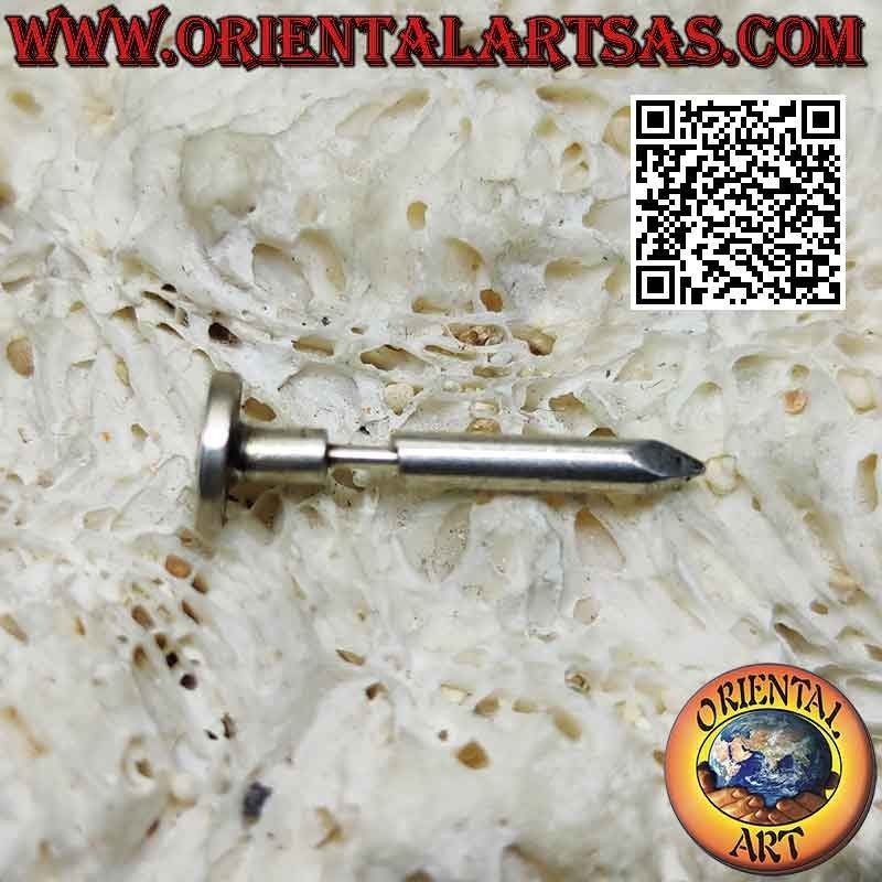 "Special" silver earring, the nail