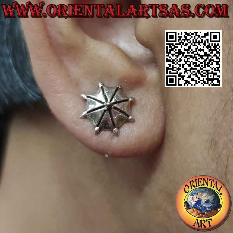 "Special" silver earring, the umbrella