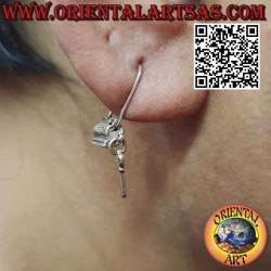 Boucle d'oreille en argent...