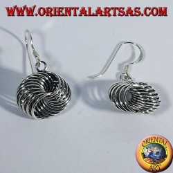 silver earring, ring node