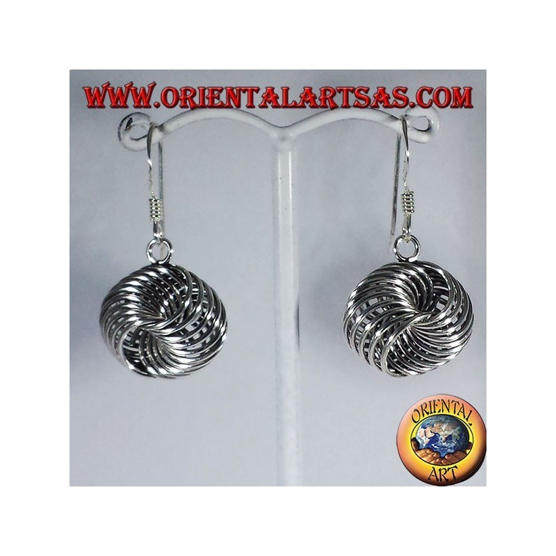 silver earring, ring node
