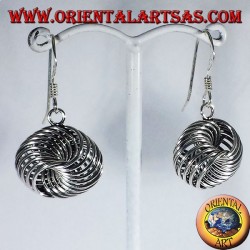 silver earring, ring node