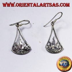 Orecchini d'argento Fiamma 