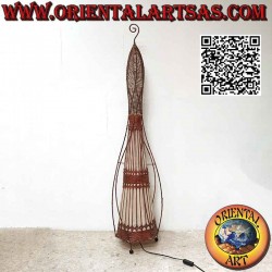 Conical floor lamp with...