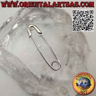 "Special" silver earring, the safety pin (large)