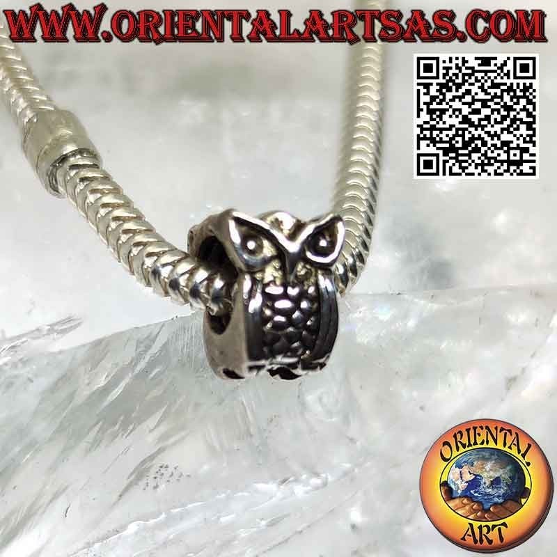 Dijes de plata 925 ‰, el búho (B)