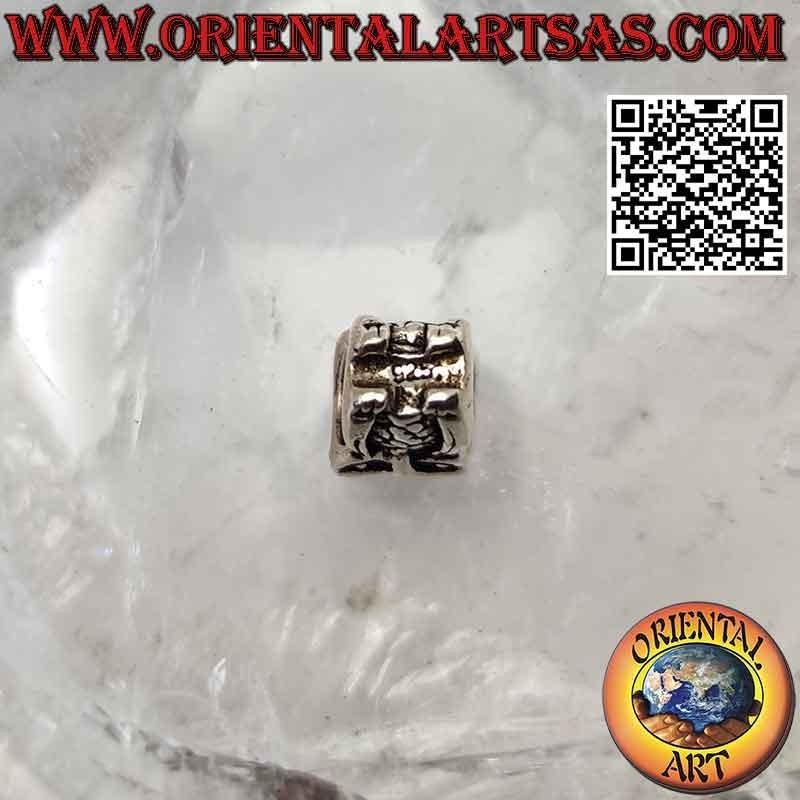 Breloques en argent 925‰, la chouette (B)