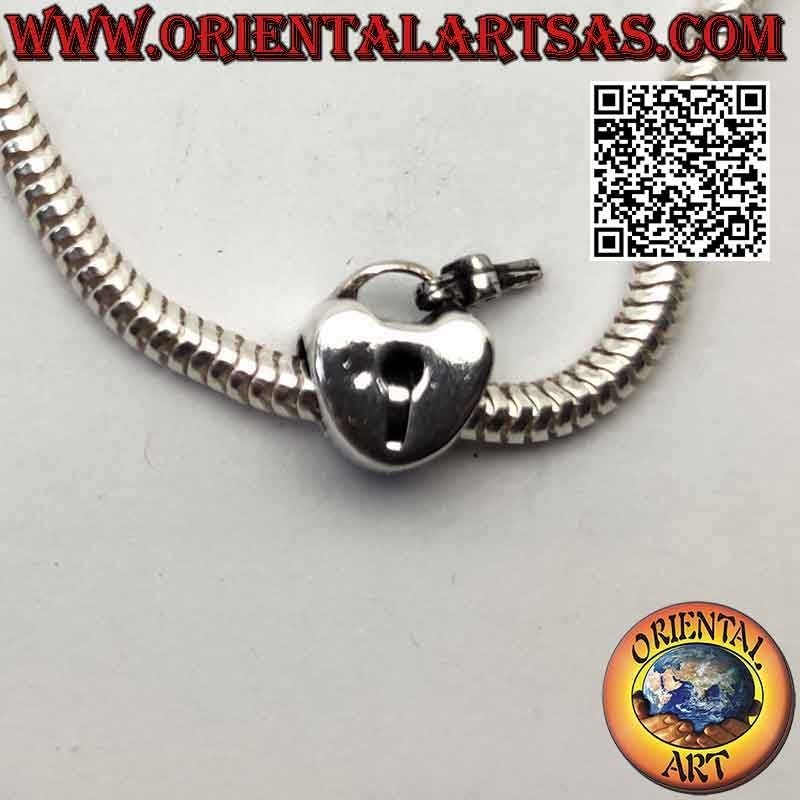 925 ‰ Silber Charms, das Liebesschloss