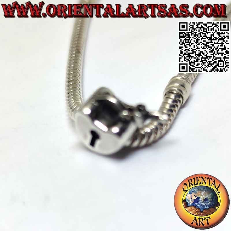 Breloques en argent 925‰, la serrure d'amour