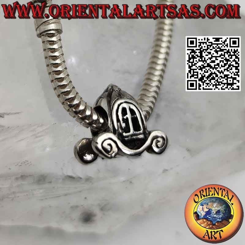 Silver charms in 925 ‰ silver, the carriage