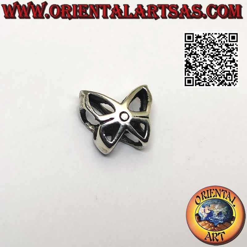 Silver charms in 925 ‰ silver, the perforated butterfly
