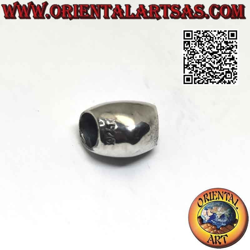 Silver charms in 925 ‰ silver, the smooth rounded heart