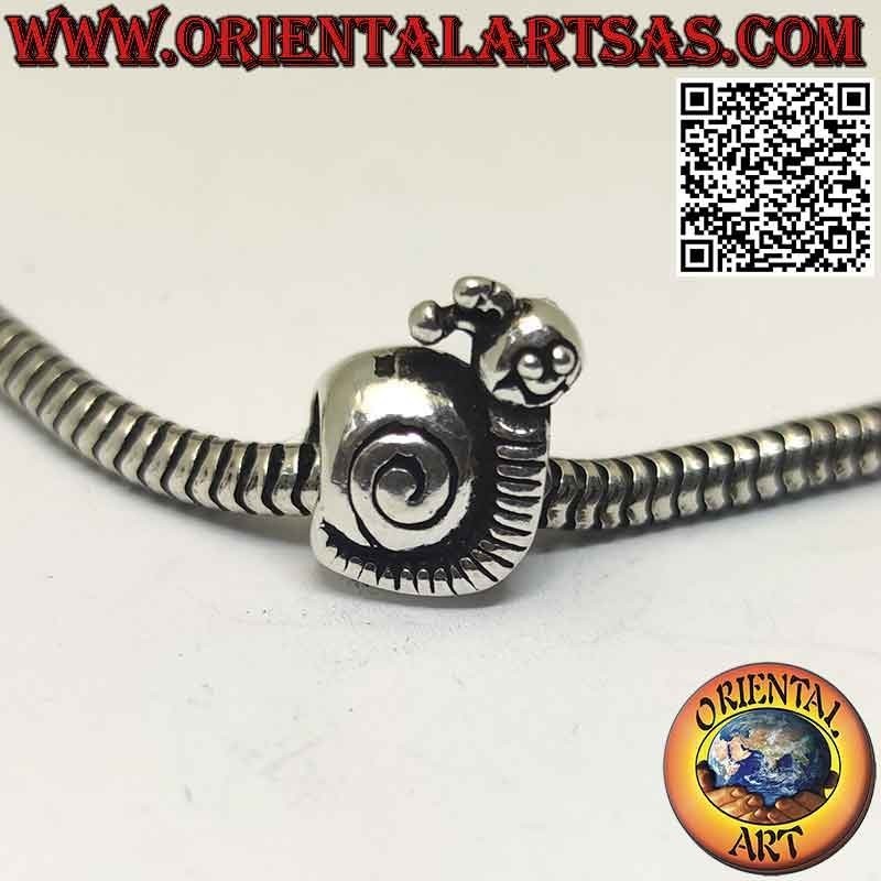 Charms in argento 925‰ , la lumaca o chiocciola