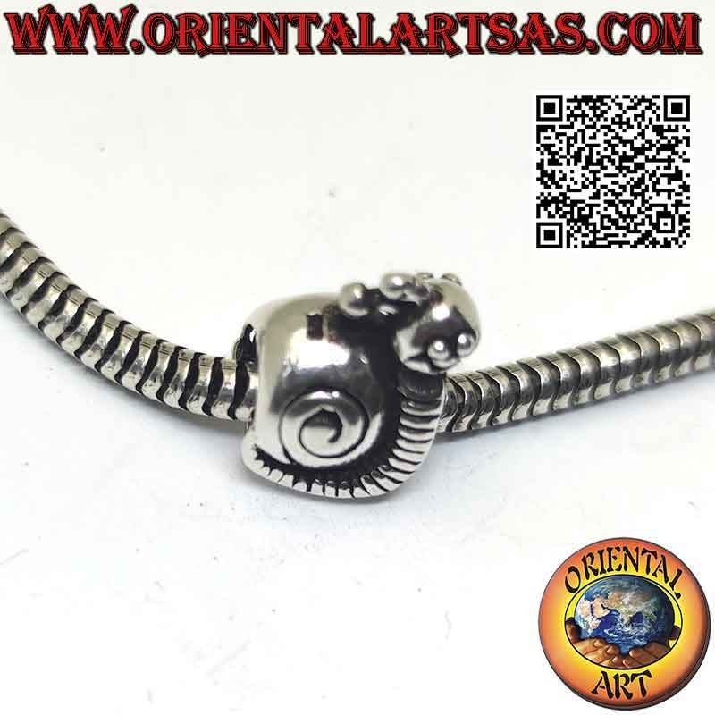 Silberanhänger in 925 ‰ Silber, die Schnecke oder Schnecke