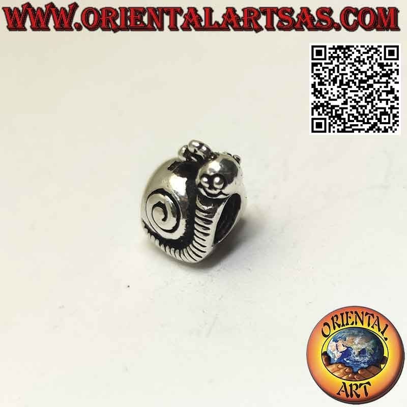 Silver charms in 925 ‰ silver, the snail or snail