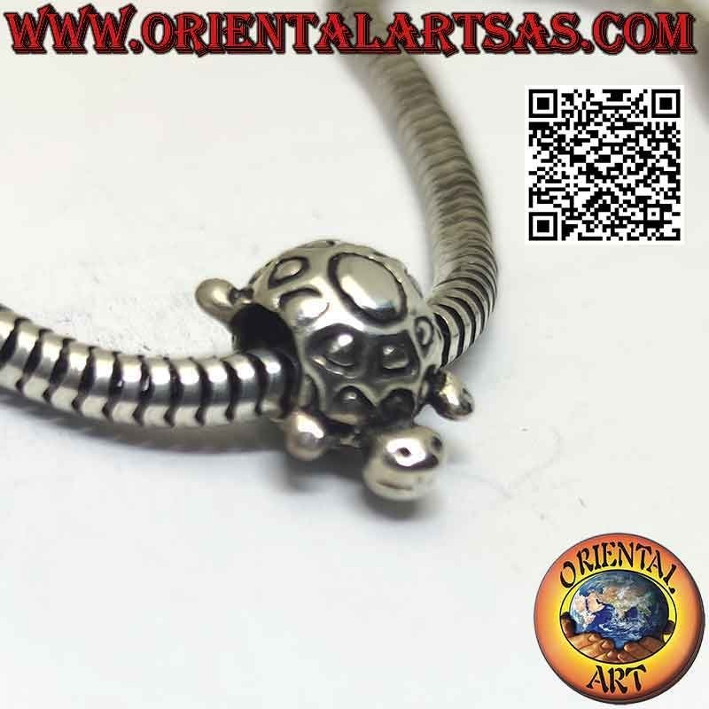Silver charms in 925 ‰ silver, the turtle