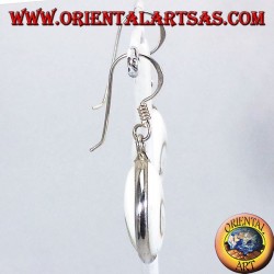 Silver earrings, eye of Saint Lucy