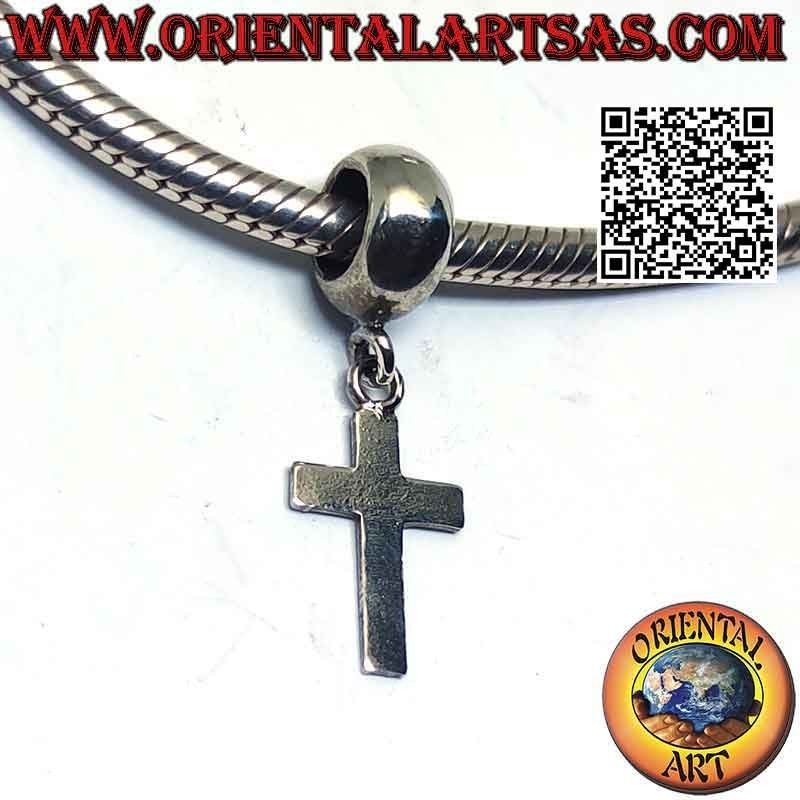 Silver charms in 925 ‰ silver, the Christian cross (pendant)