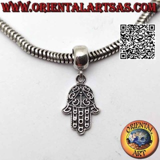 Dijes de plata 925 ‰, la mano de Fátima (colgante)