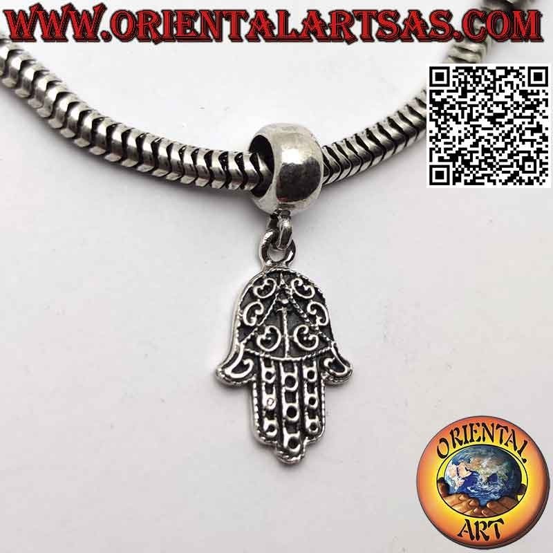 Charms in argento 925‰ , la mano di Fatima (pendente)