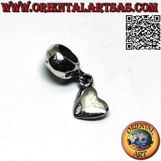 Breloques en argent 925‰, coeur lisse (pendentif)