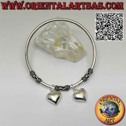 Hapour Bracciale A Catena Serpente In Argento 925 Con Ciondoli Farfalla E Luna - Zirconi 5A