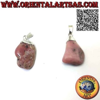 Colgante Ópalo Rosa Natural Pulido | Hipoalergénico