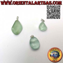 Tumbled natural fluorite...