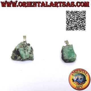 Ciondolo Smeraldo Naturale Grezzo Anallergico | Oriental Art