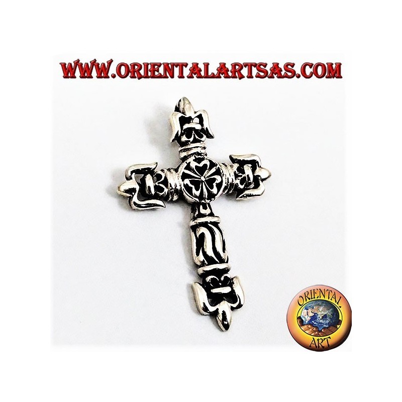 Silber-Anhänger, Gothic Kreuz