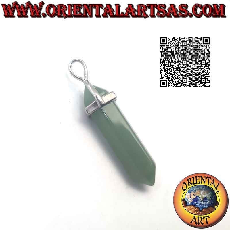 Natural Aventurine Double Terminated Prism Pendant | Oriental Art