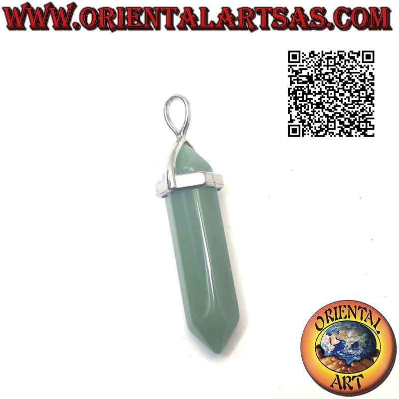 Natural Aventurine Double Terminated Prism Pendant | Oriental Art