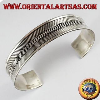 Silber-Armband, hart Flexleitungen 