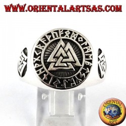 Silber Ring, Odins Knoten mit keltischen Runen