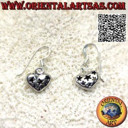 Silver leverback earrings...