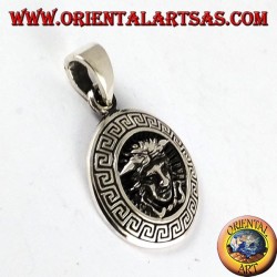 Colgante de plata, la medusa