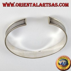 Tight Pulsera de plata, diseño de redes