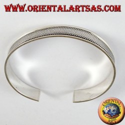 Tight Pulsera de plata, diseño de redes