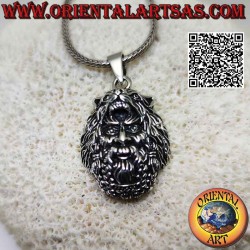 Silver pendant in the shape...