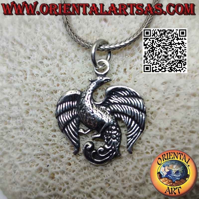 Phönix Anhänger 925 Sterling Silber Wiedergeburt | Oriental Art