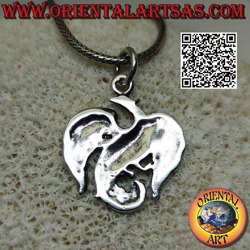 Colgante Ave Fénix Plata 925 Renacimiento | Oriental Art