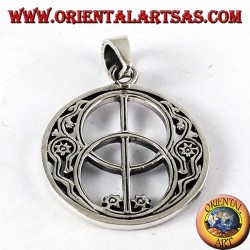 Colgante de plata, el cáliz bien