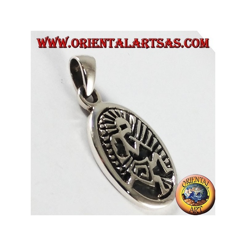 colgante en plata de Kokopelli