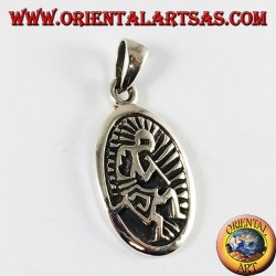 ciondolo d'argento kokopelli 